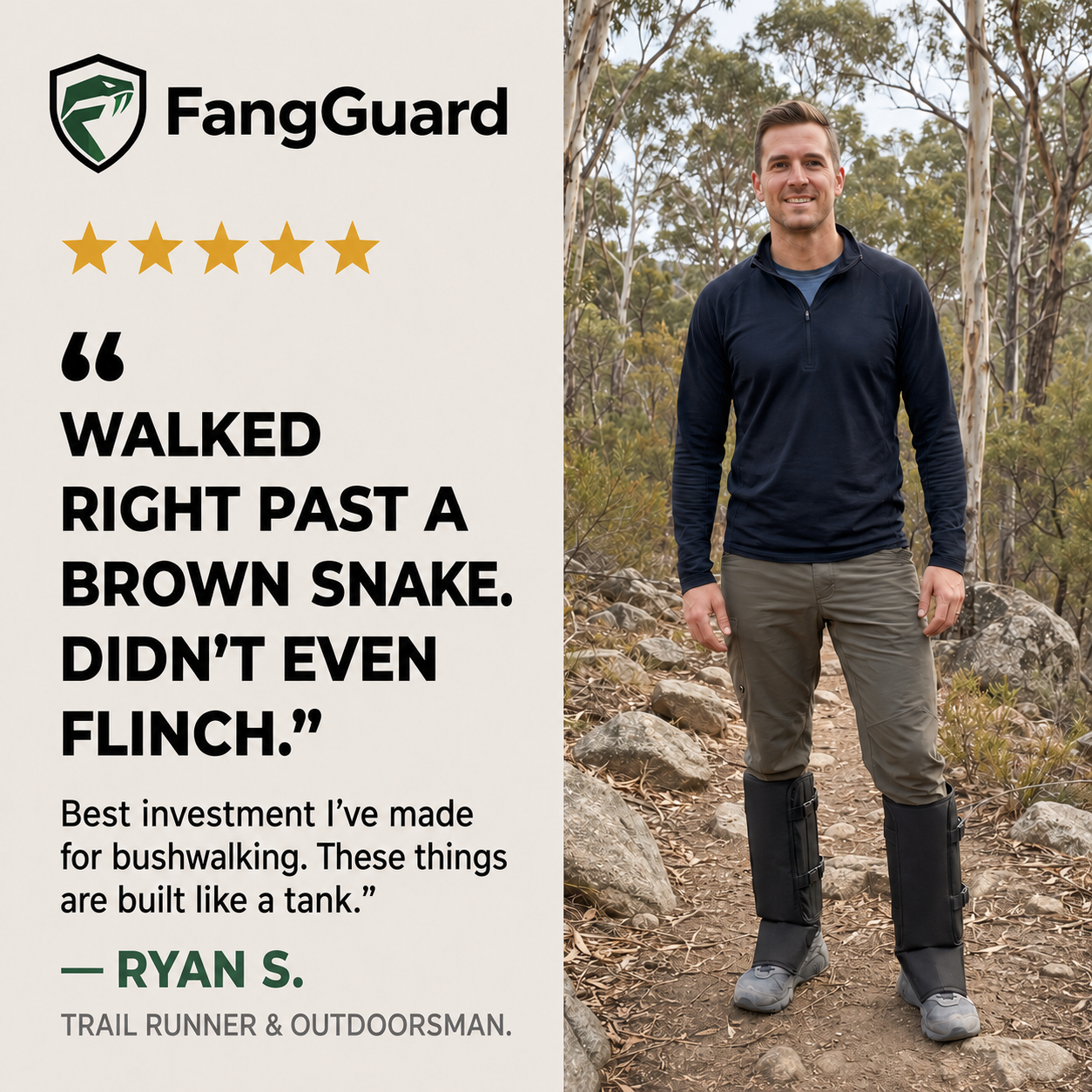 FangGuard™ Snake Bite Protector